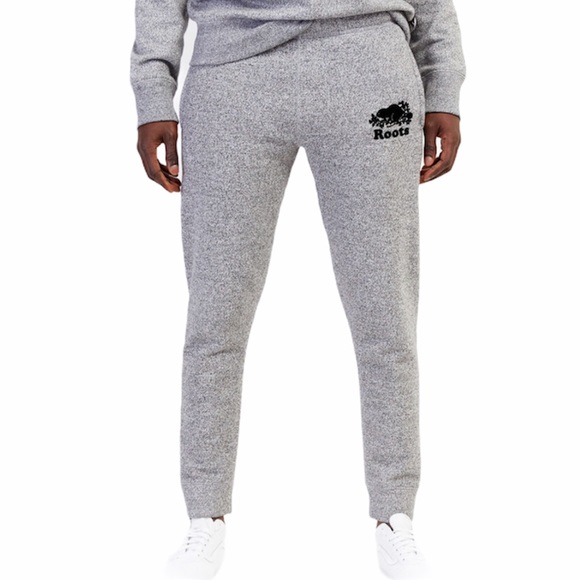 Roots | Pants | Roots Grey Jogger Logo 